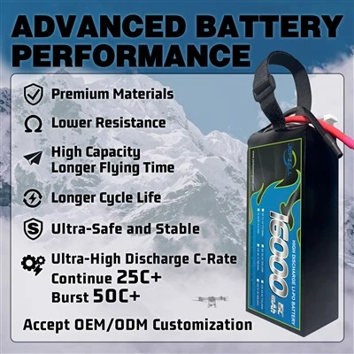 Bateri Drone LiPo 6S 16000mAh
